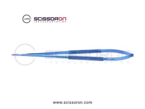Jacobson Microsurgical Needle Holder TC Duste Straight Heavy Jaws Handle without Lock