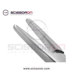 Brown Needle Holder Convex Serrated Jaws