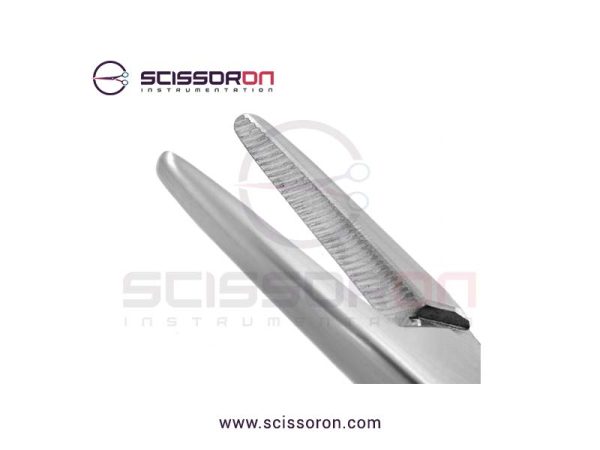 Brown Needle Holder Convex Serrated Jaws