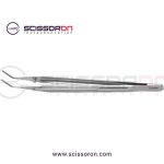DeBakey microsurgical tissue forcepsAngled_balanced handle_01