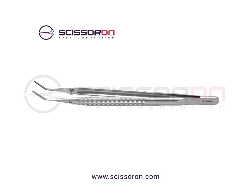 DeBakey microsurgical tissue forcepsAngled_balanced handle_01