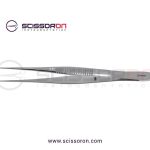 Standard Dressing Delicate Forceps Serrated Jaws