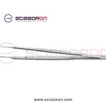 Gerald Dressing Forceps Curved Serrated Jaws