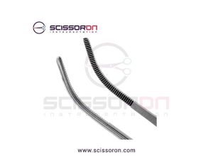 Gerald Dressing Forceps Curved Serrated Jaws-02