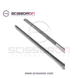 Gerald Dressing Forceps Straight Serrated Jaws-02