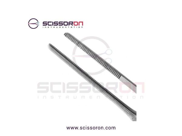 Gerald Dressing Forceps Straight Serrated Jaws-02