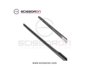 Gerald Micro Dressing Forceps Straight Cross Serrated Jaws-02