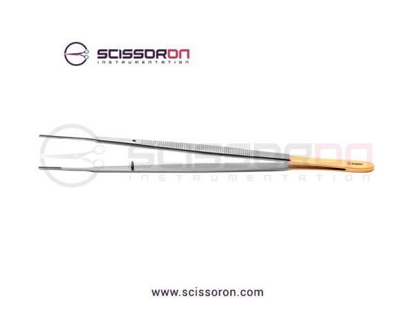 Gerald Dressing Forceps 1.0mm TC Insert Delicate Jaws