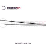 Gerald Micro Dressing Forceps TC Dusted Straight Jaws with Tying Jaws