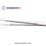 Gerald Microsurgical Dressing Forceps TC Dust Straight Jaws