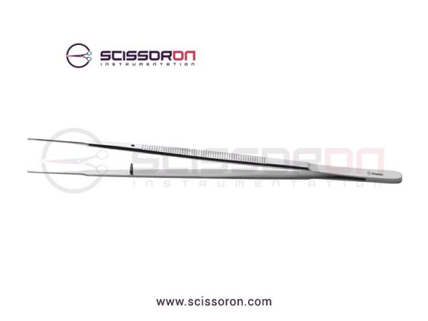 Gerald Microsurgical Dressing Forceps TC Dust Straight Jaws