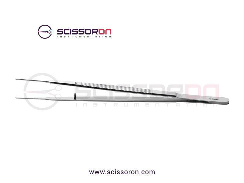 Gerald Microsurgical Dressing Forceps TC Dust Straight Jaws