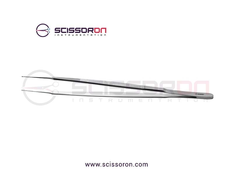 Gerald Microsurgical Forceps 1.0mm Ring TC Dust Surface Straight Jaws