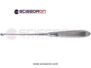 Halle Bone Curette Brun Handle
