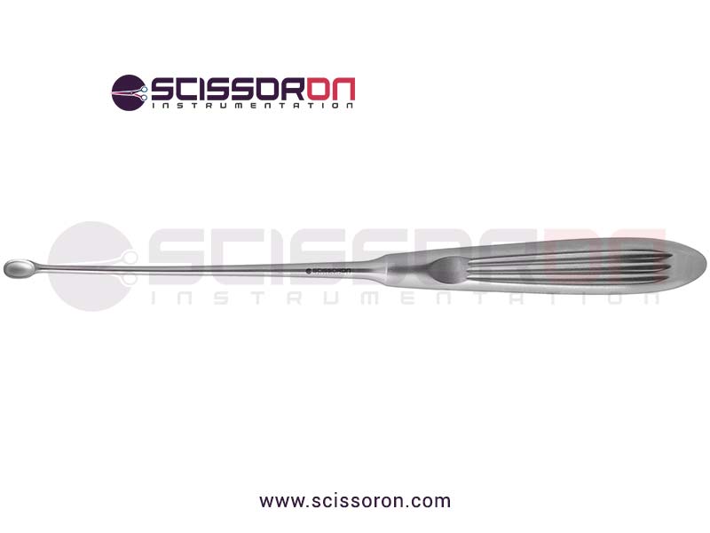 Halle Bone Curette Brun Handle