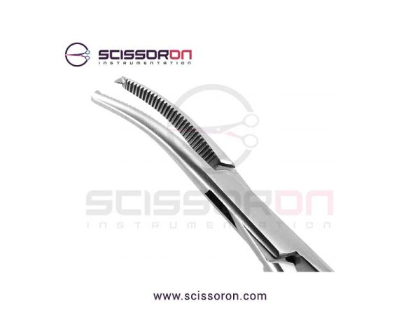 Halstead Hemostatic Mosquito Forceps 1x2 Teeth Curved Jaws-02