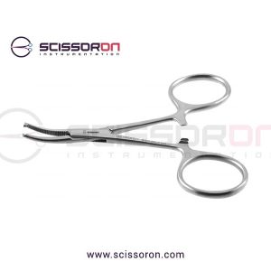 Hartman Micro Hemostatic Mosquito Forceps Curved Jaws with 1x2 Teeth End