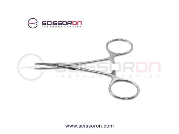 Hartman Micro Hemostatic Mosquito Forceps Straight Jaws with 1x2 Teeth End