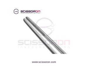 Hoen Dressing Forceps Straight Jaws with Bayonet Shape Handle-02