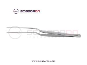 Hoen Tissue Forceps 1x2 Teeth with Bayonet Handle
