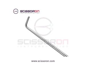 Hoen Nerve Hook Angled Shaft with 90° Angled Hook