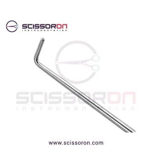 Hoen Nerve Hook Angled Shaft with 90° Angled Hook