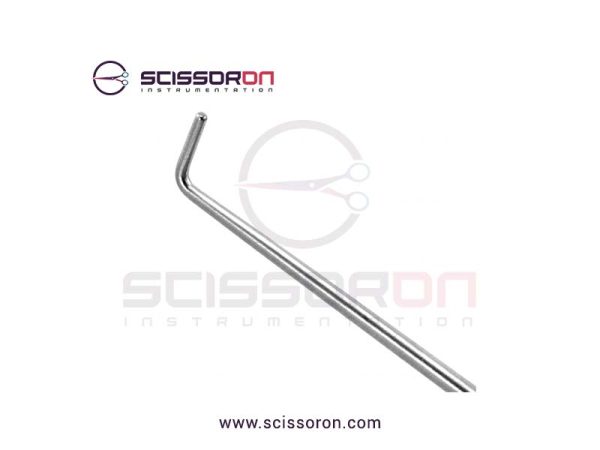 Hoen Nerve Hook Angled Shaft with 90° Angled Hook