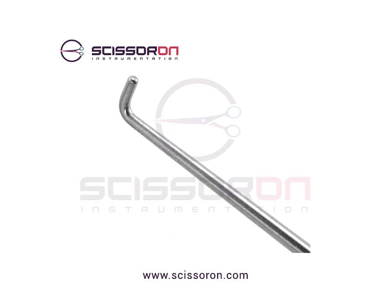 Hoen Nerve Hook Straight Shaft with 90° Angled Hook