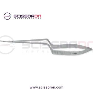 Jacobson Microsurgical Scissor 10mm Blades Bayonet Handle