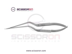 Jacobson Microsurgical Scissor Sharp End Nano Curved Blades