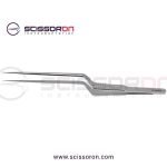 Jacobson Bayonet Forceps Straight Sharp Ends