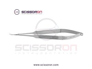 Jacobson Microsurgical Scissor Blunt End Curved Blades