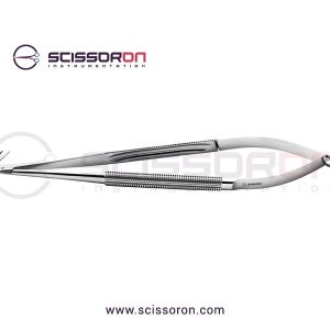 Jacobson Microsurgical Scissor Micro Fine Blades Round Neck