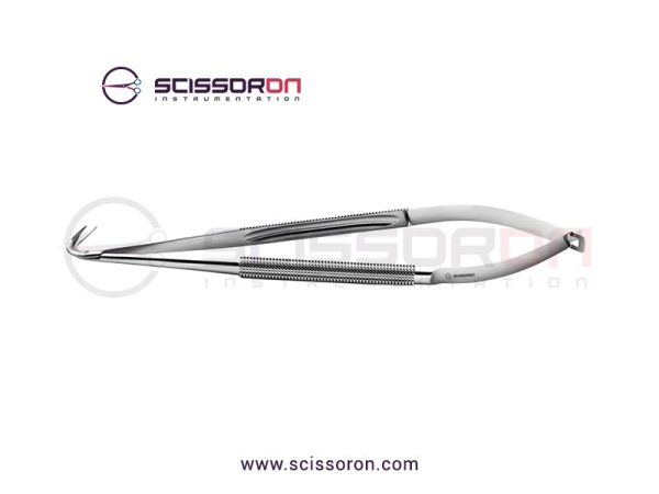 Jacobson Microsurgical Scissor Micro Fine Blades Round Neck