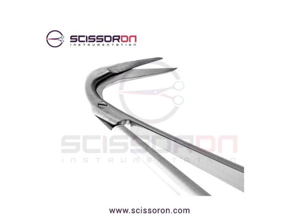 Jacobson Microsurgical Scissor Micro Fine Blades Round Neck