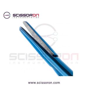 Jacobson Needle Holder 12mm TC Dusted Straight Jaws Titanium-02