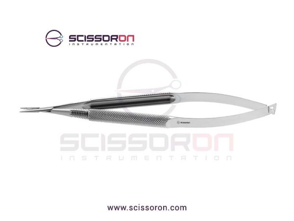 Jacobson Microsurgical Needle Holder TC Dusted Straight Jaws with Handle without Lock