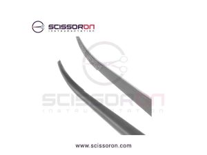 Microsurgical Forceps 0.6mm TC Dust Surface Curved Jaws Round Balanced Handle-02
