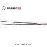 Microsurgical Forceps with 1.0mm Ring Tip TC Dust Surface