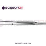 Microsurgical Tissue Forceps Straight Jaws with Round Balanced Handle