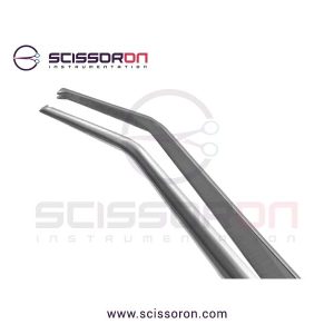 Reed Tissue Forceps 1x2 Teeth Ends Angled Jaws