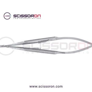 Reill Microsurgical Needle Holder Smooth Straight Jaws Handle with Lock