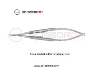 Reill Microsurgical Needle Holder Smooth Jaws Handle without Lock