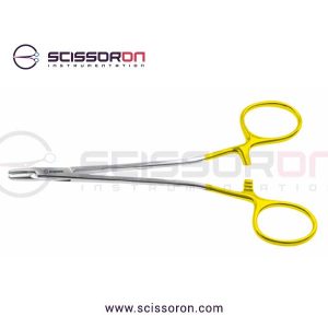 Senning (Sweden) Needle Holder Serrated TC Jaws-01