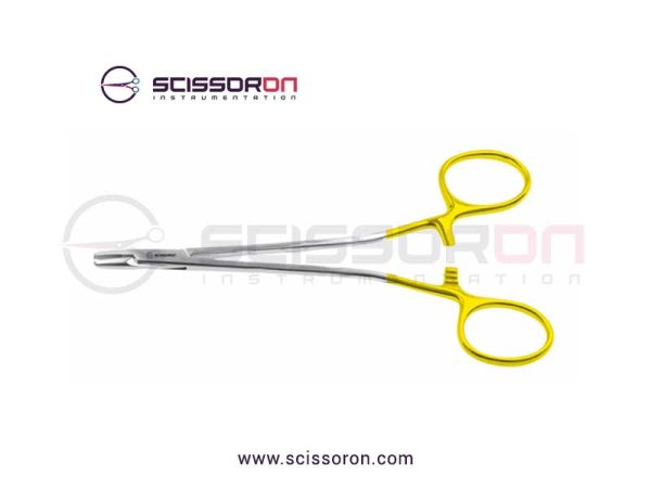 Senning (Sweden) Needle Holder Serrated TC Jaws-01