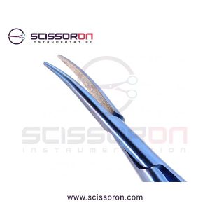 Tennant Microsurgical Needle Holder Curved Jaws Titanium