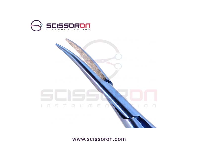 Tennant Microsurgical Needle Holder Curved Jaws Titanium