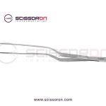 Cushing Dressing Forceps Straight Jaws with Bayonet Shape Handle