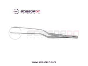 Cushing Dressing Forceps Straight Jaws with Bayonet Shape Handle