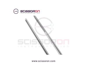 Cushing Dressing Forceps Straight Jaws with Bayonet Shape Handle-02